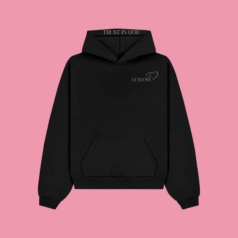 LUXLOVE hoodie [black]