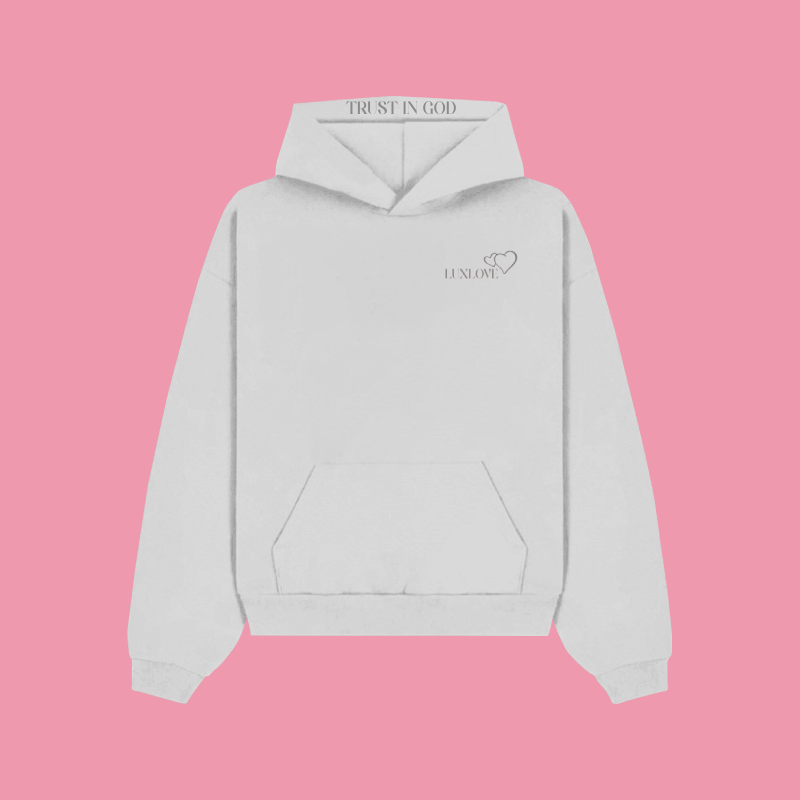 LUXLOVE weighted hoodie [grey]