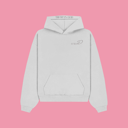 LUXLOVE weighted hoodie [grey]